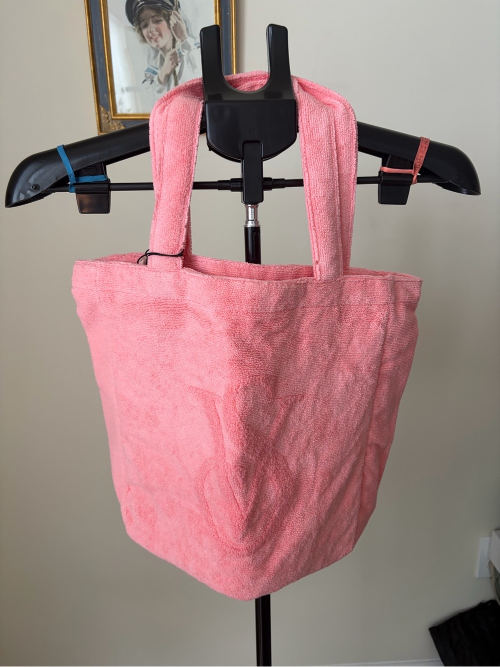 Victoria's Secret Terry Cloth Tote Bag — Pink, NWT
